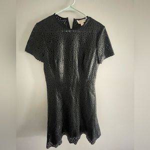 Black pleather michael kors dress size s